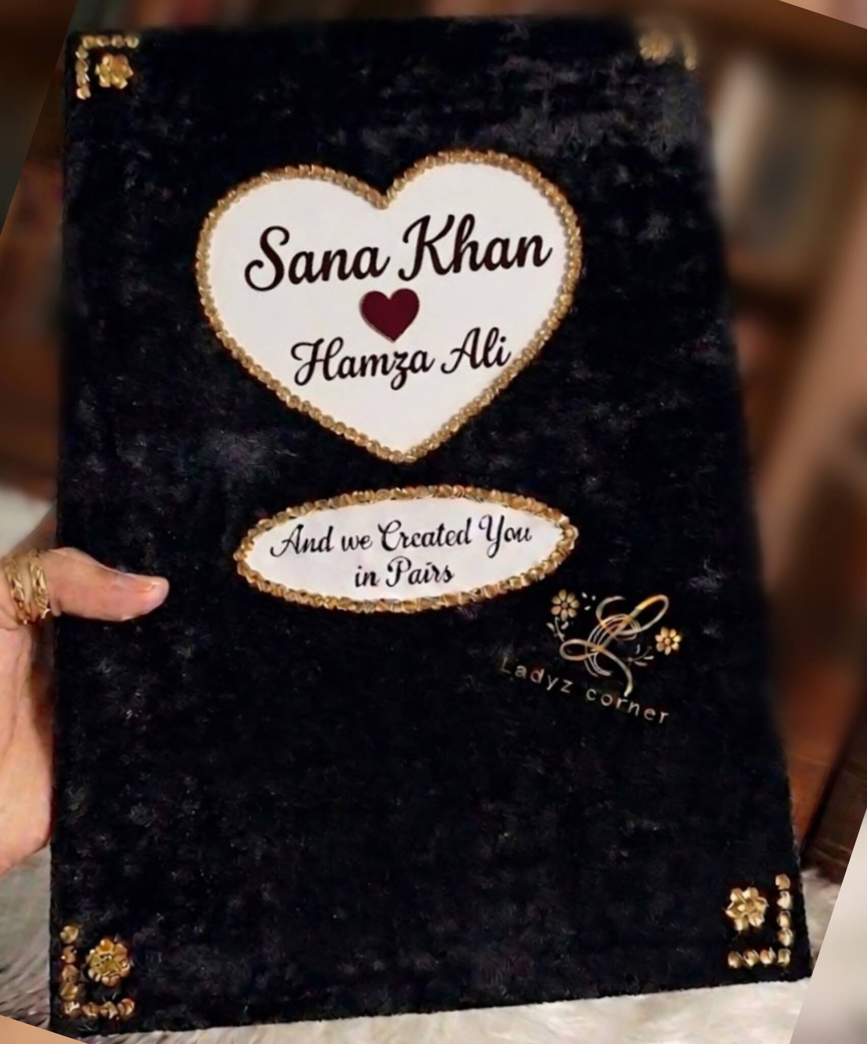 Nikkah Booklet Black Theme