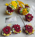 Miyo/Mehndi Gajraset - Velvet Rose Gajraset