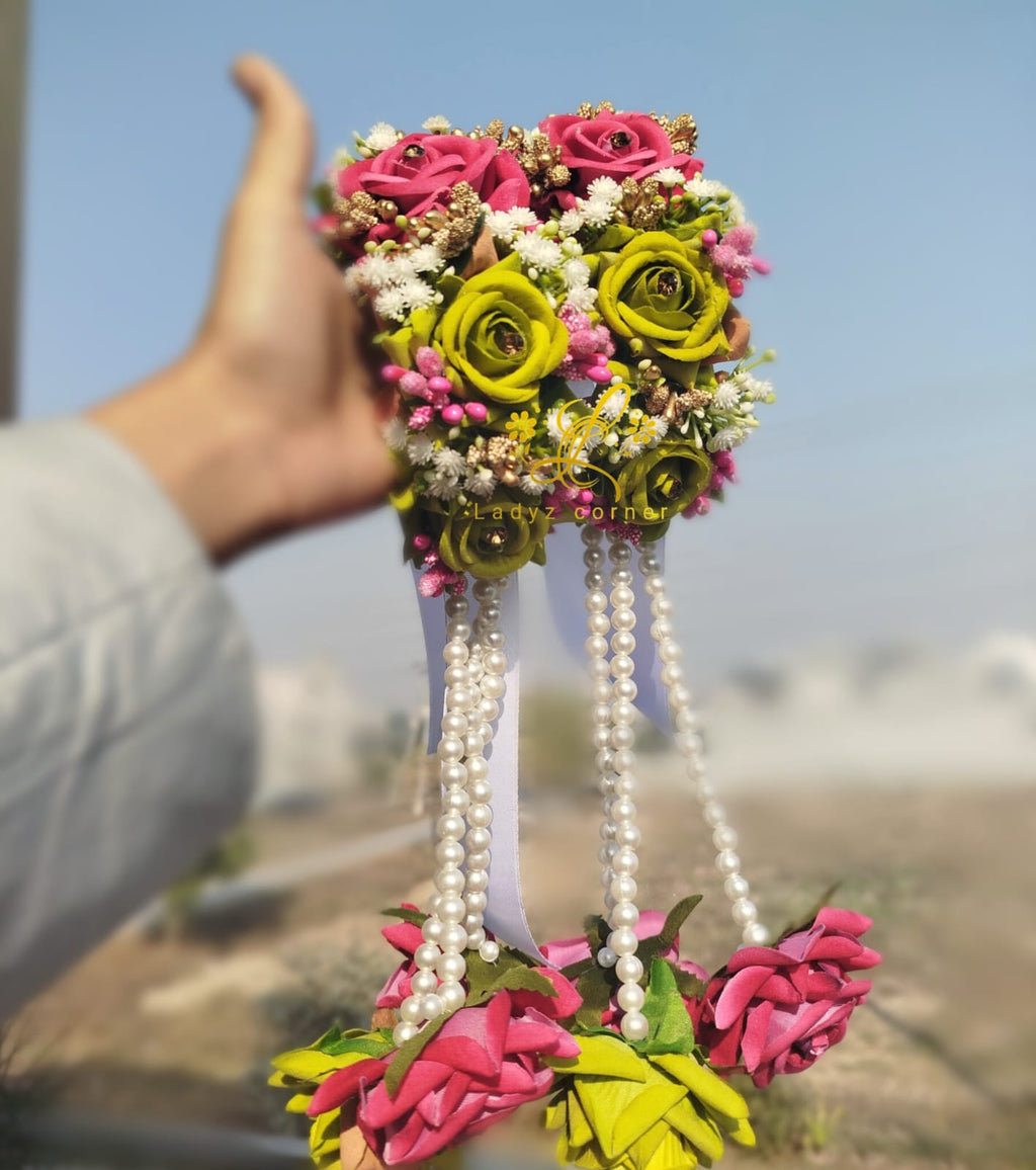 Imported Velvet Rose Gajraset - Heavy Gajraset