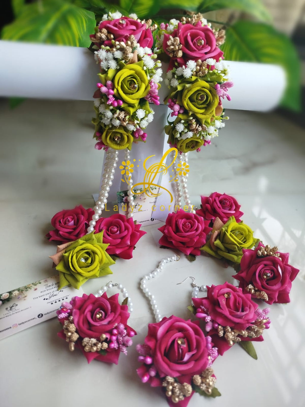 Imported Velvet Rose Gajraset - Heavy Gajraset
