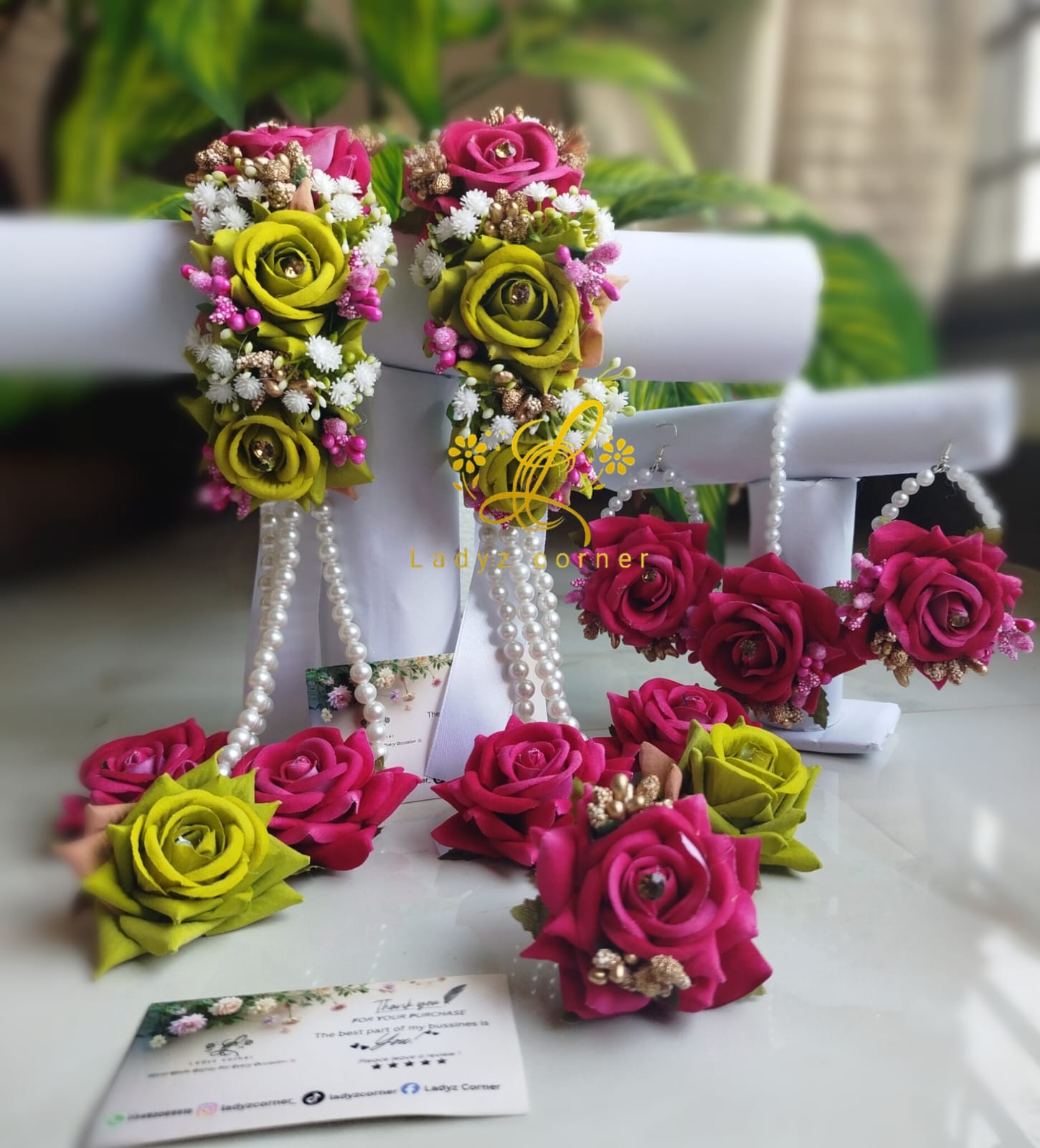 Imported Velvet Rose Gajraset - Heavy Gajraset