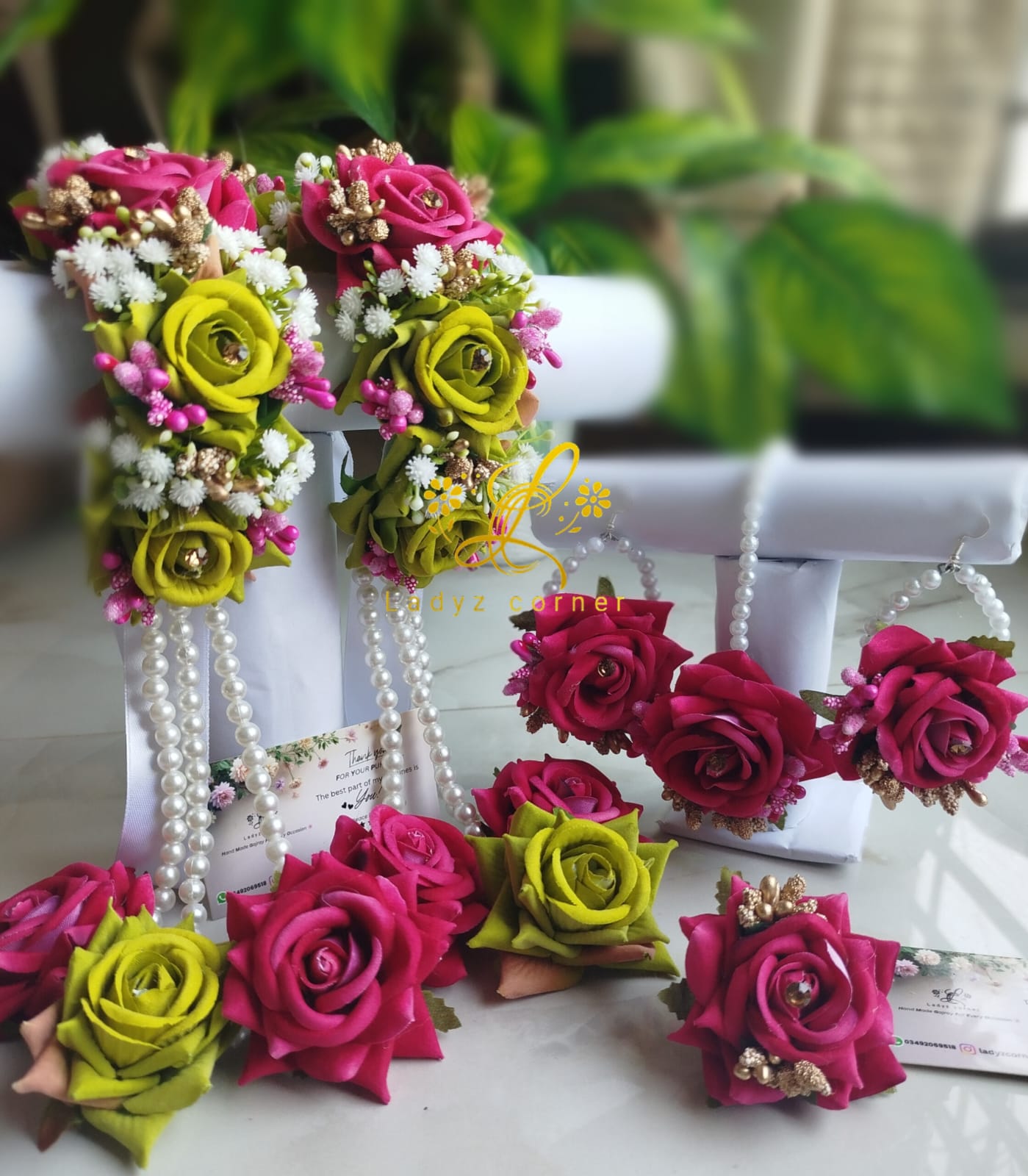 Imported Velvet Rose Gajraset - Heavy Gajraset