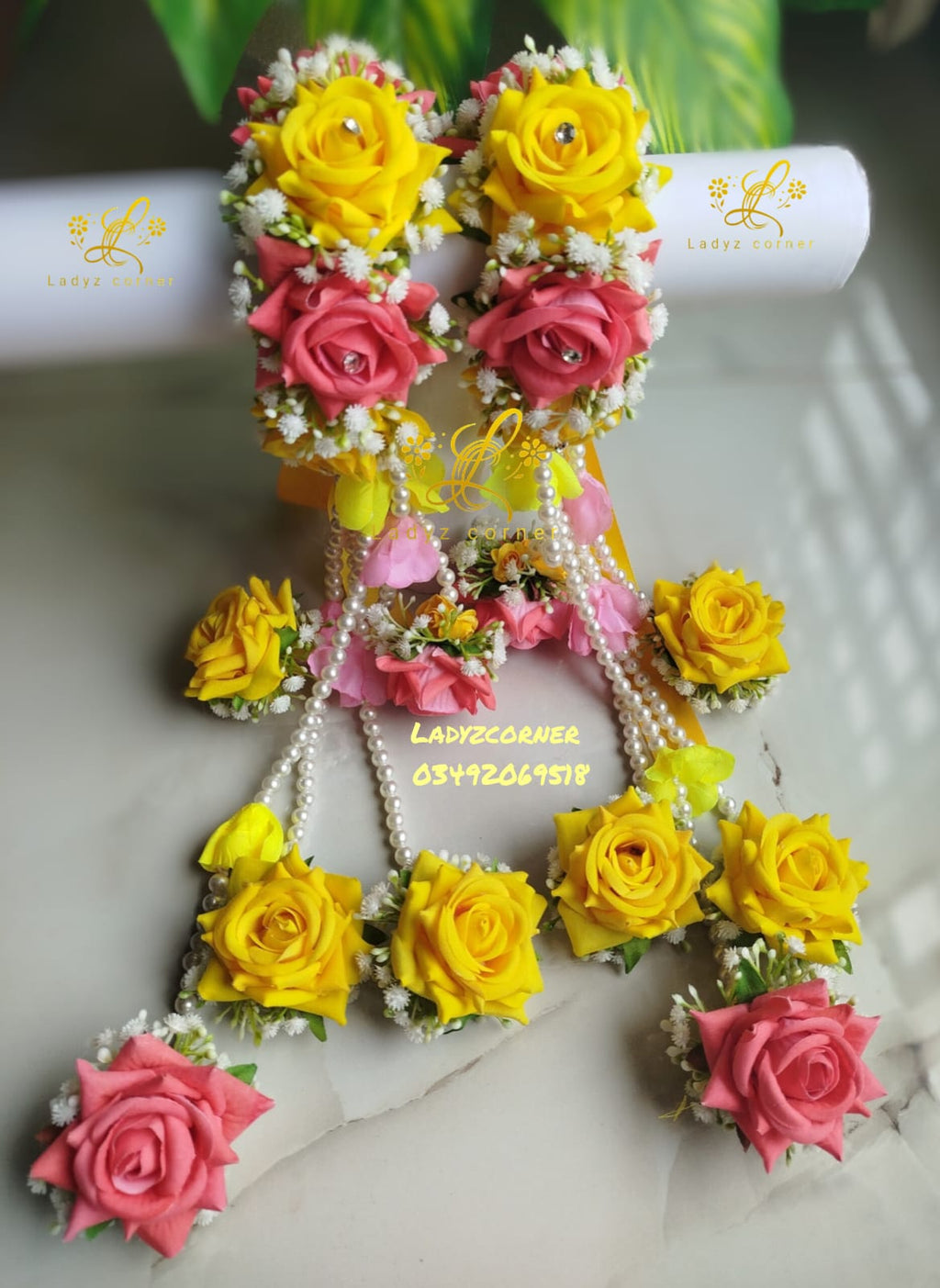 Heavy Bridal Gajray - Rose Gajray