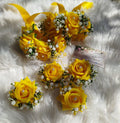 Miyo Bridal Gajraset - Yellow Gajraset  - Velvet Rose Gajry