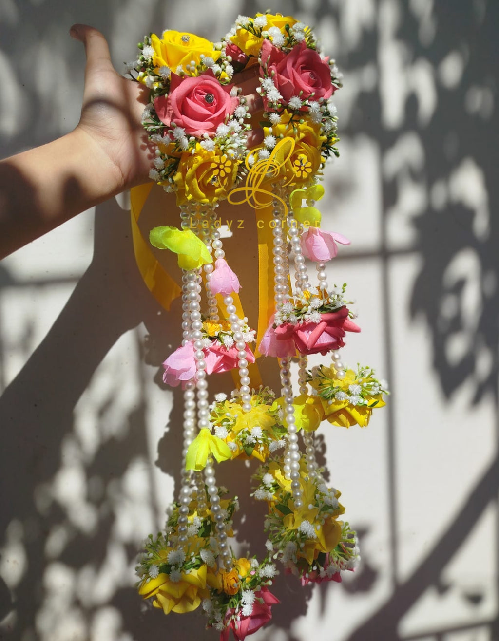 Heavy Bridal Gajray - Rose Gajray