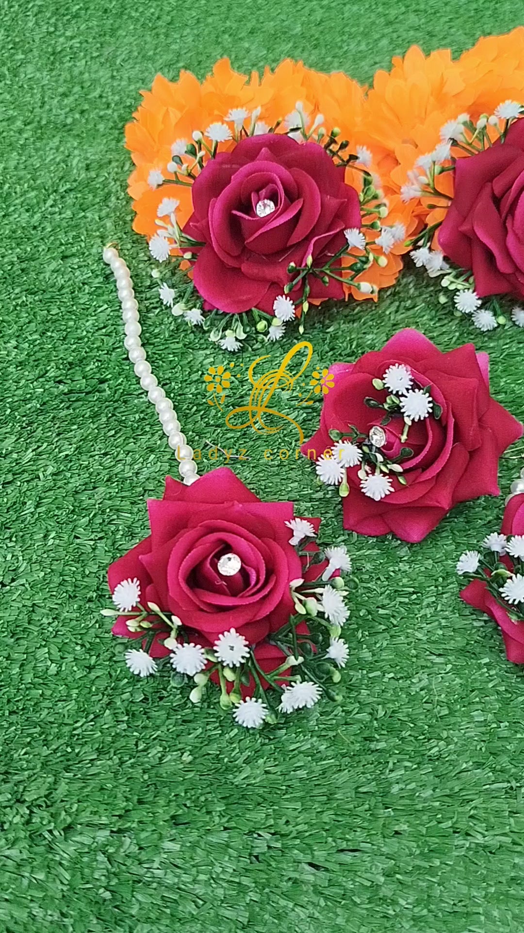 Velvet Rose Gajraset - Artificial Gajraset