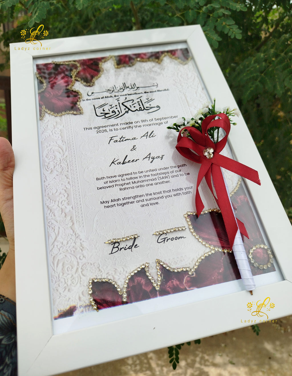 Trending Nikkah Frame