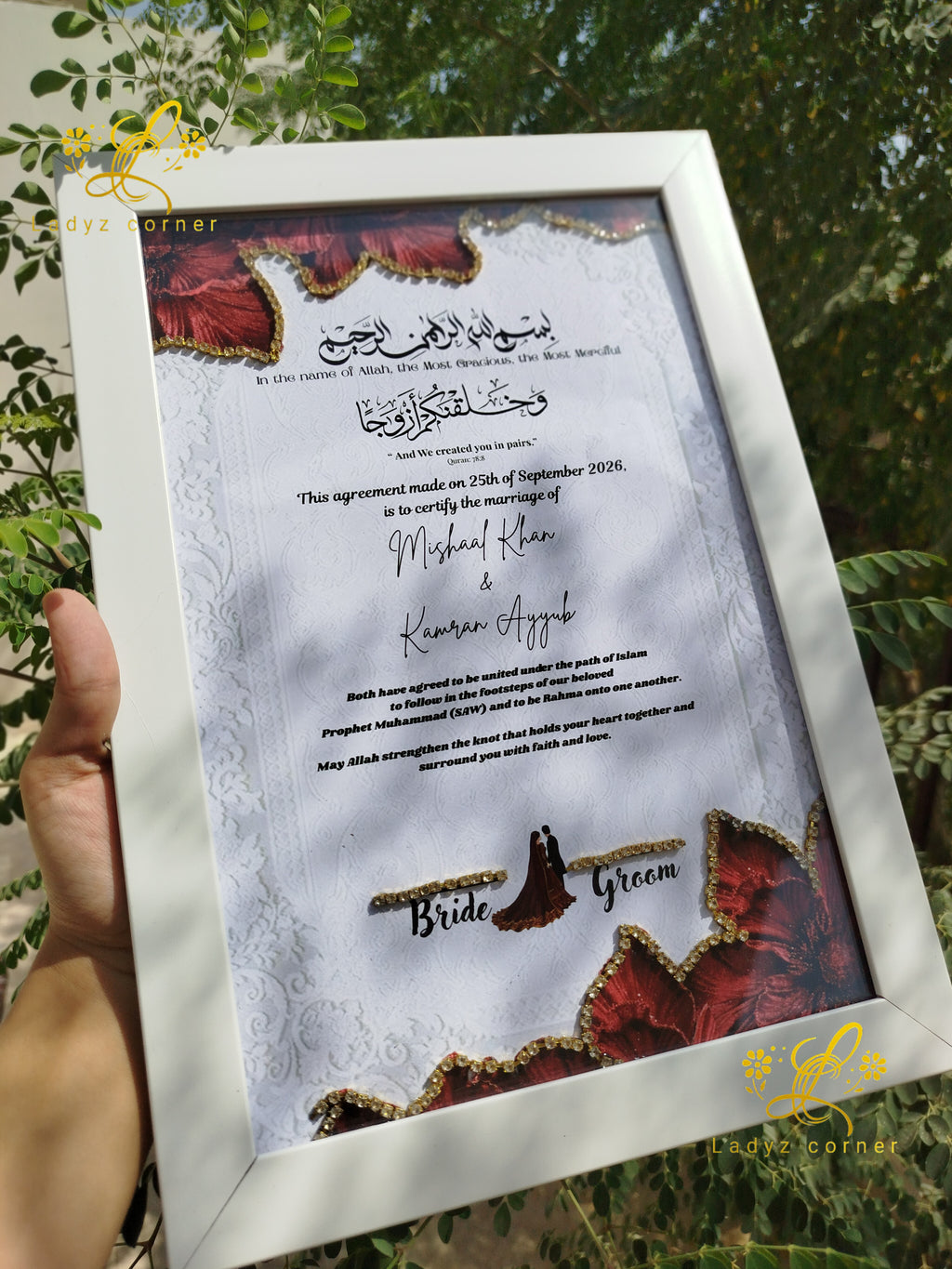 Trending Nikkah Frame