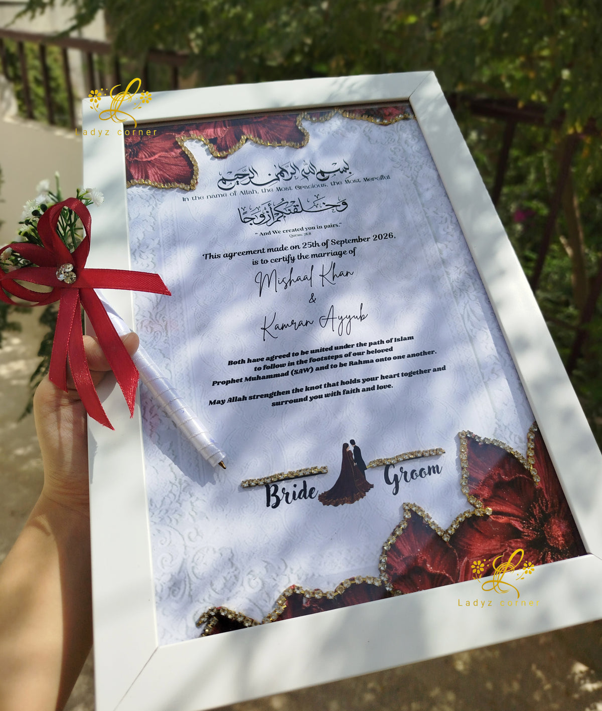 Trending Nikkah Frame