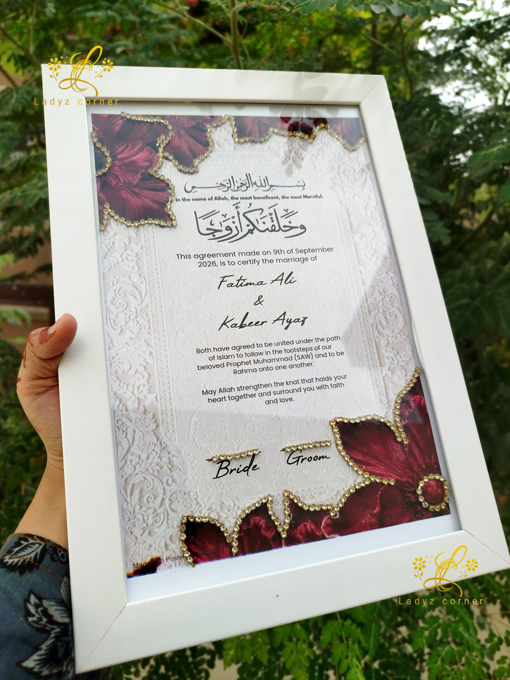 Trending Nikkah Frame