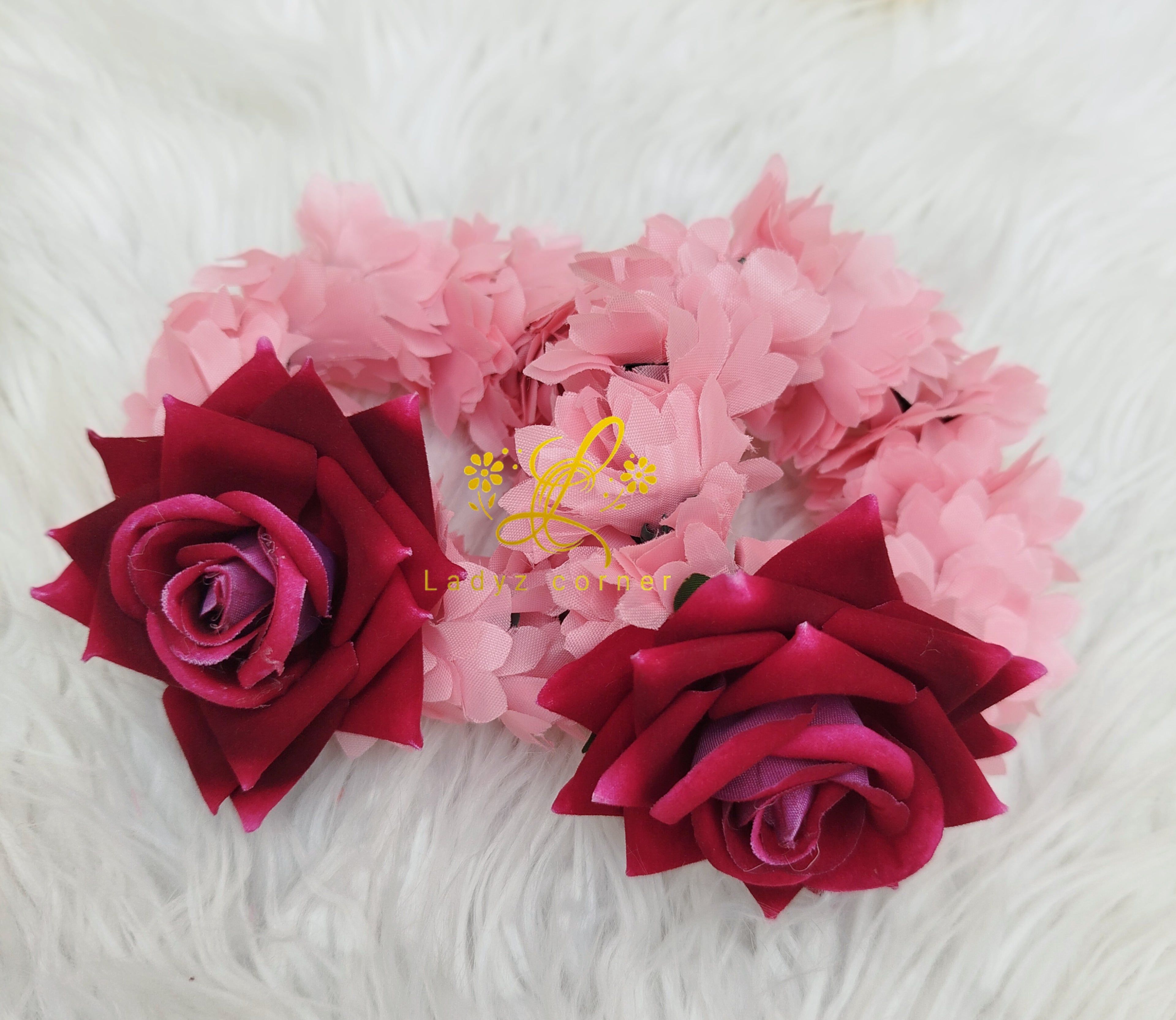 Pair of gajra - velvet rose gajray