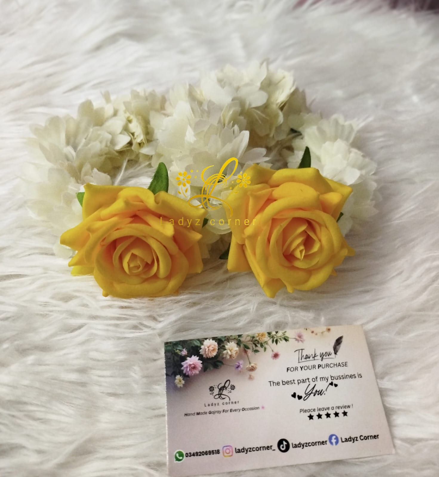 Pair of Gajra - rose gajray