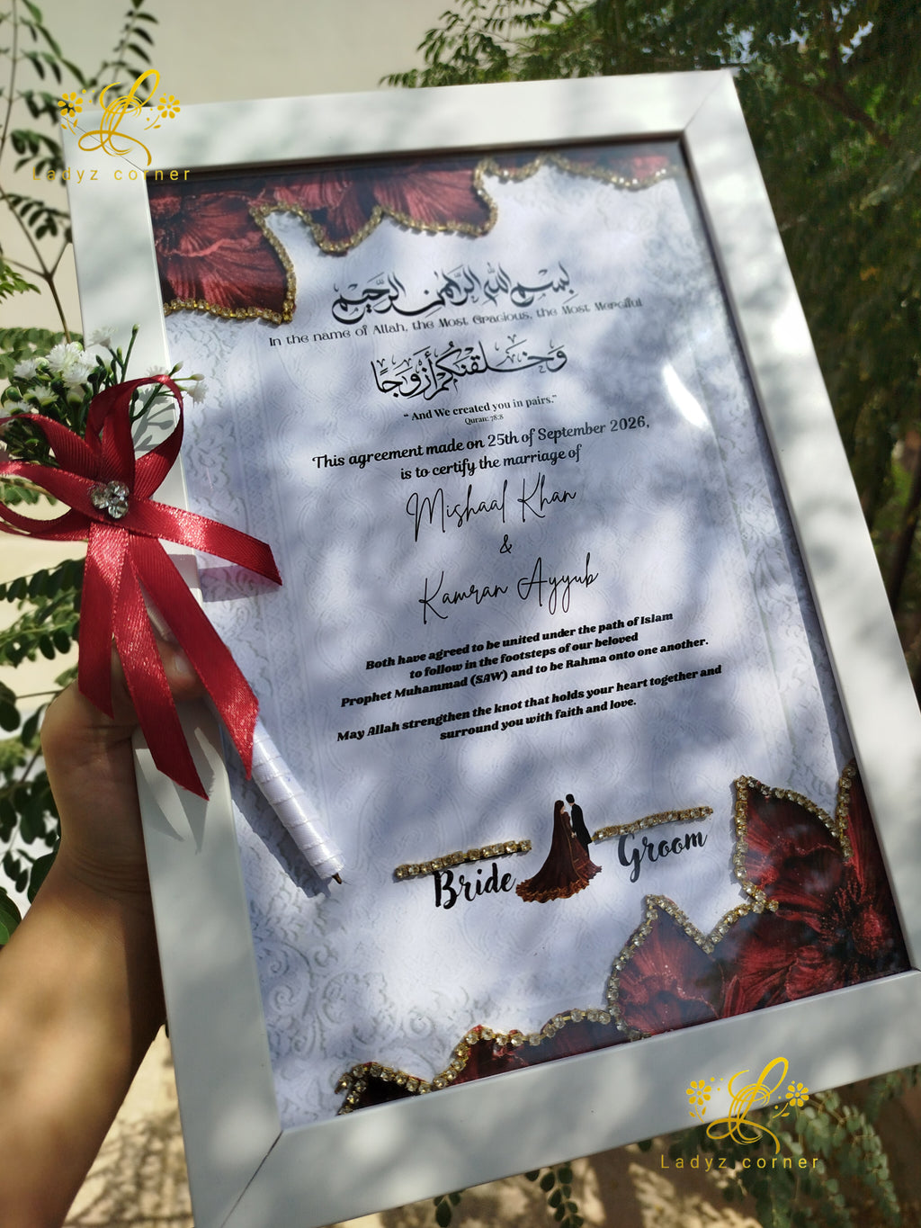Trending Nikkah Frame