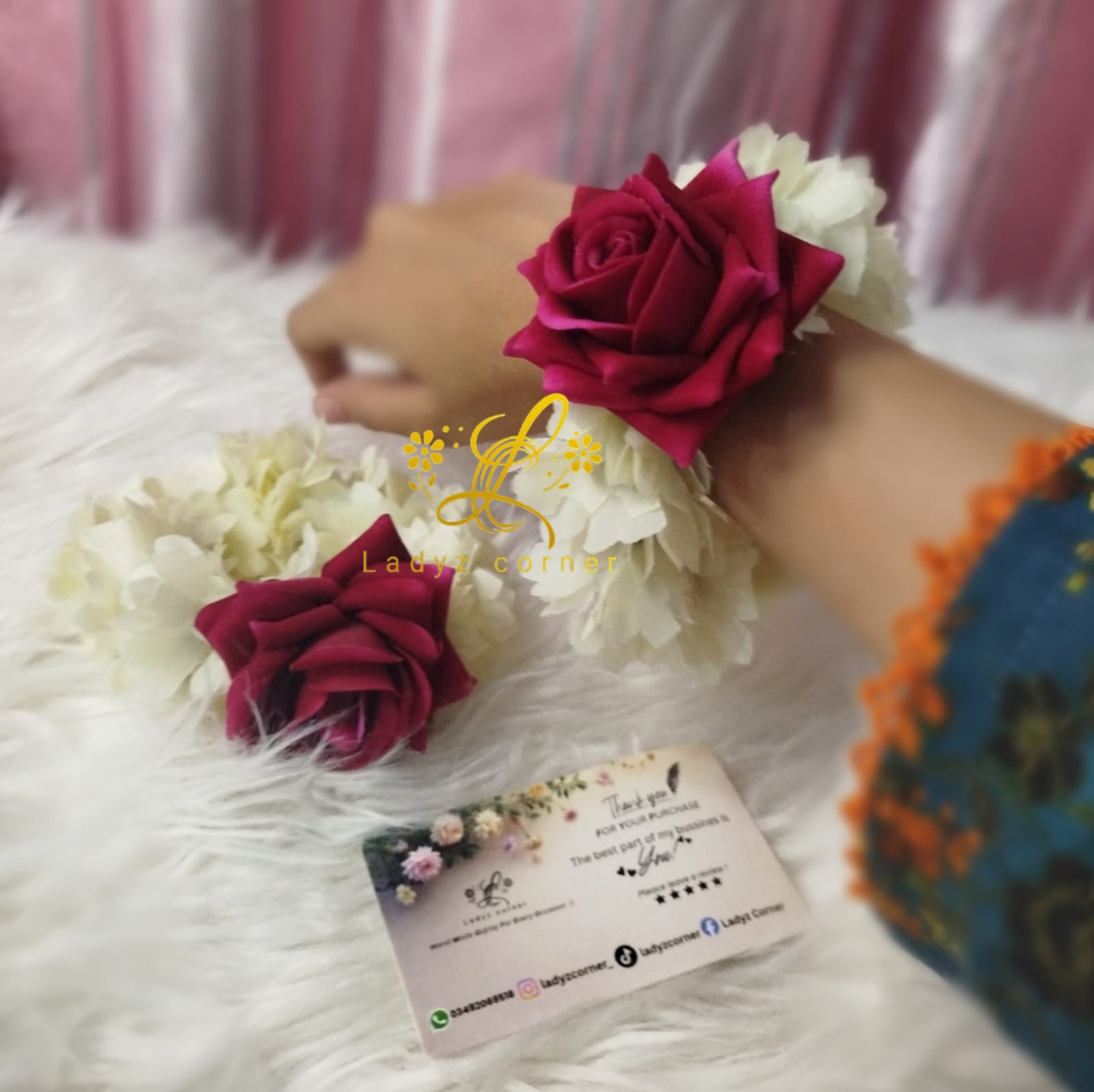 Pair of Gajra - rose gajray
