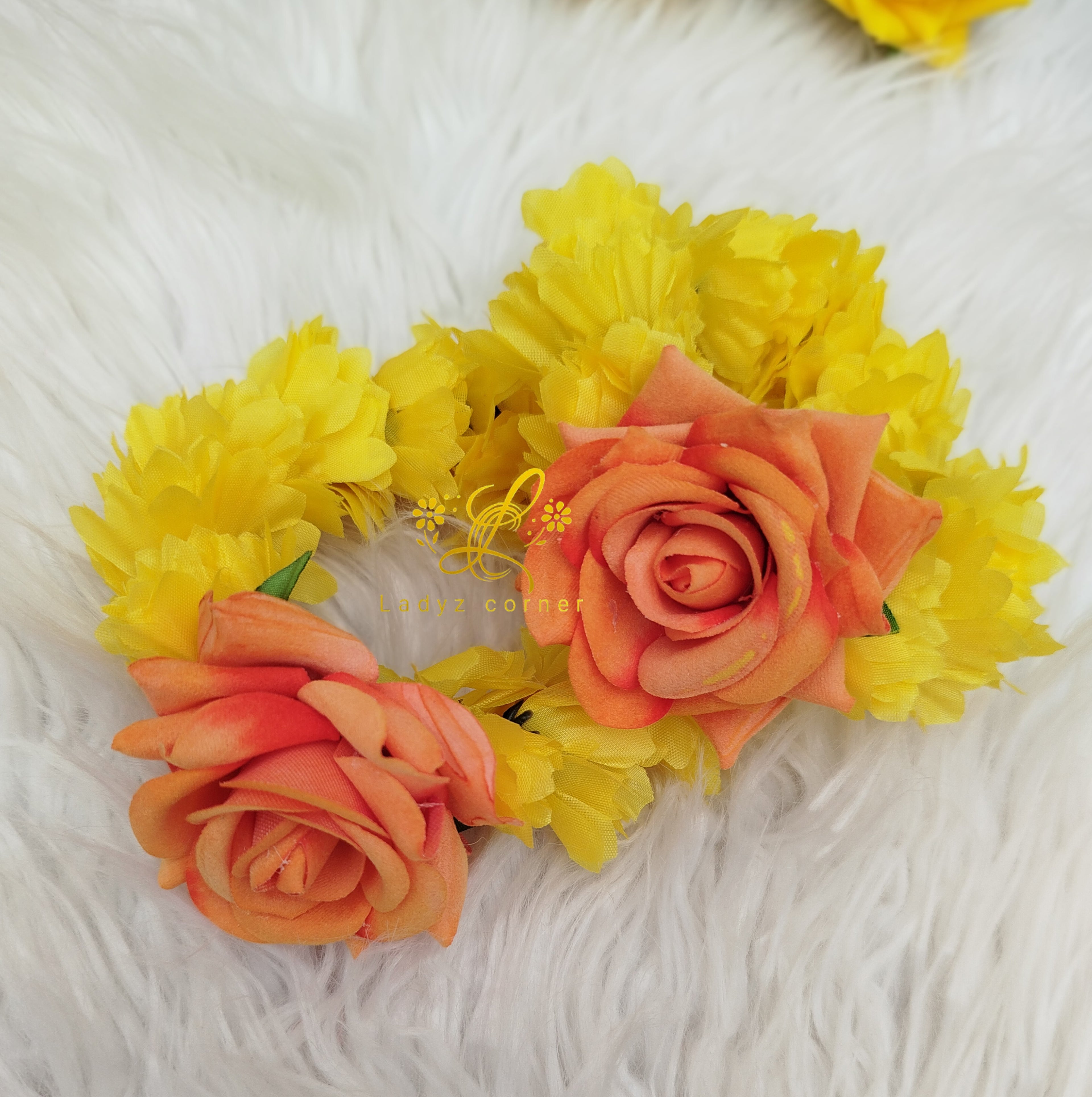Pair of gajra - velvet rose gajray