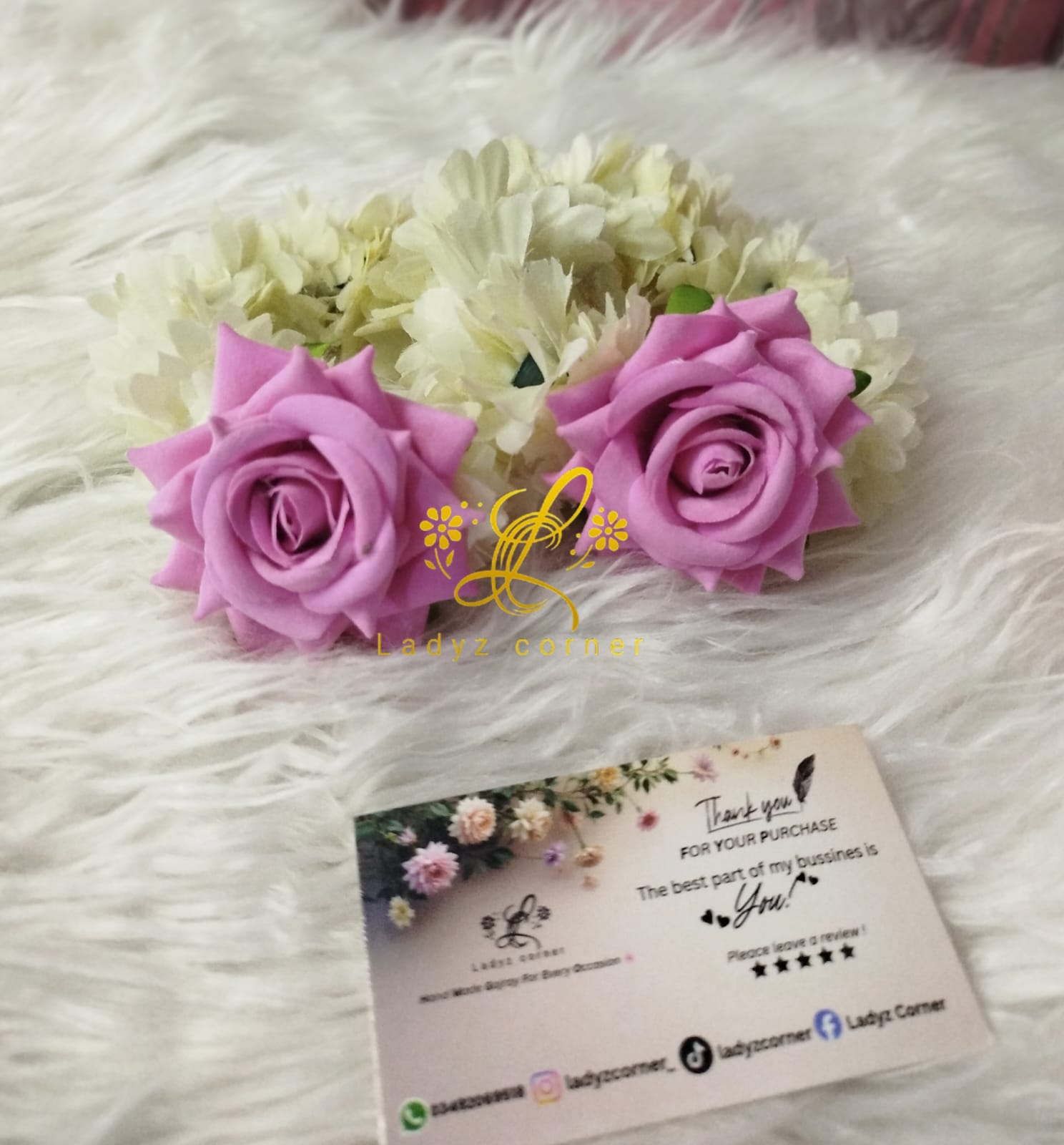 Pair of Gajra - rose gajray