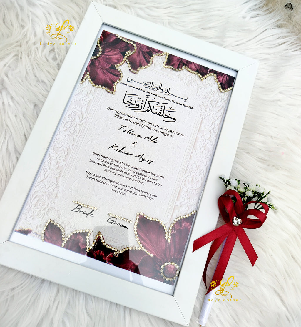 Trending Nikkah Frame